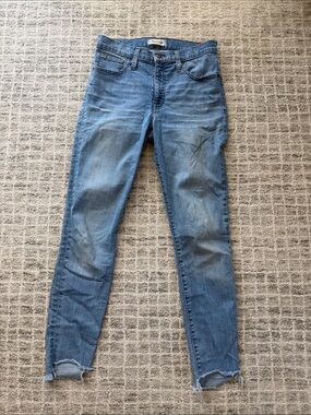 Madewell 9” high rise skinny with step hem, 28